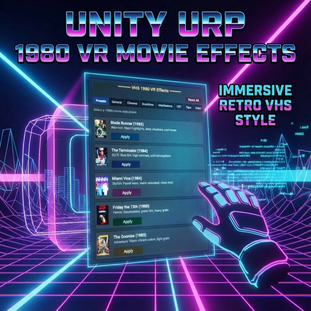 VHS 1980 VR Effects