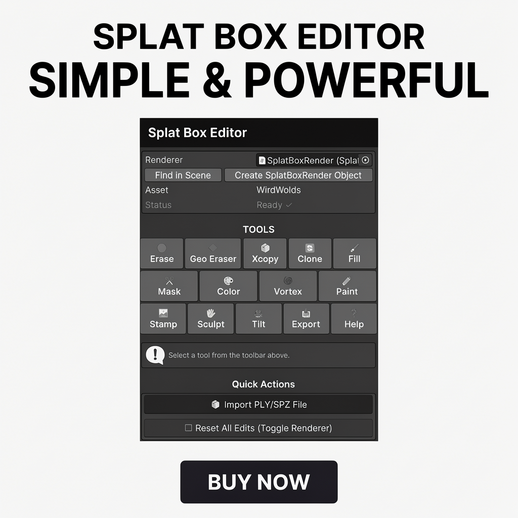 Gaussian Splat Editor